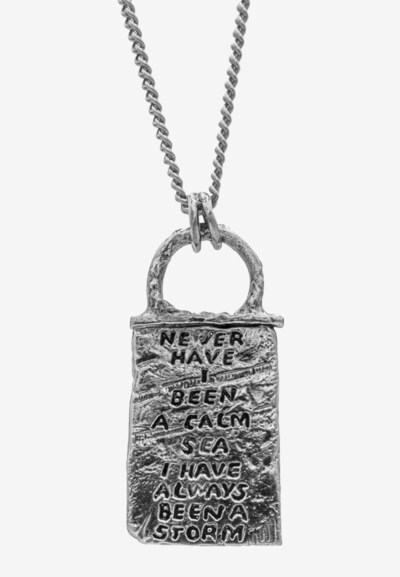 Haze&Glory Chaîne en gris argenté / argent, Vue avec produit