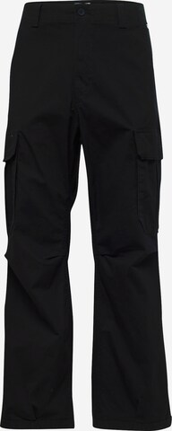 melns Tommy Jeans Standarta Kargo bikses 'Aiden': no priekšpuses