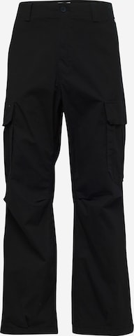 Tommy Jeans Regular Cargo Pants 'Aiden' in Black: front