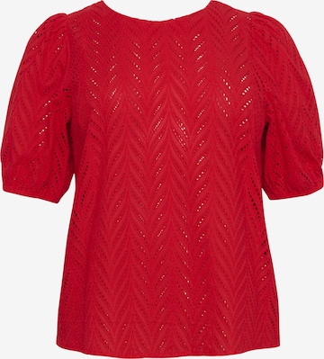 KAFFE CURVE Bluse 'Masia' i rød: forside