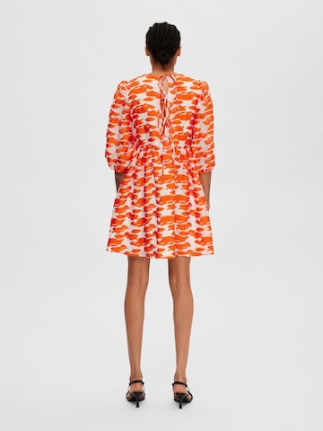 SELECTED FEMME Dress in Orange