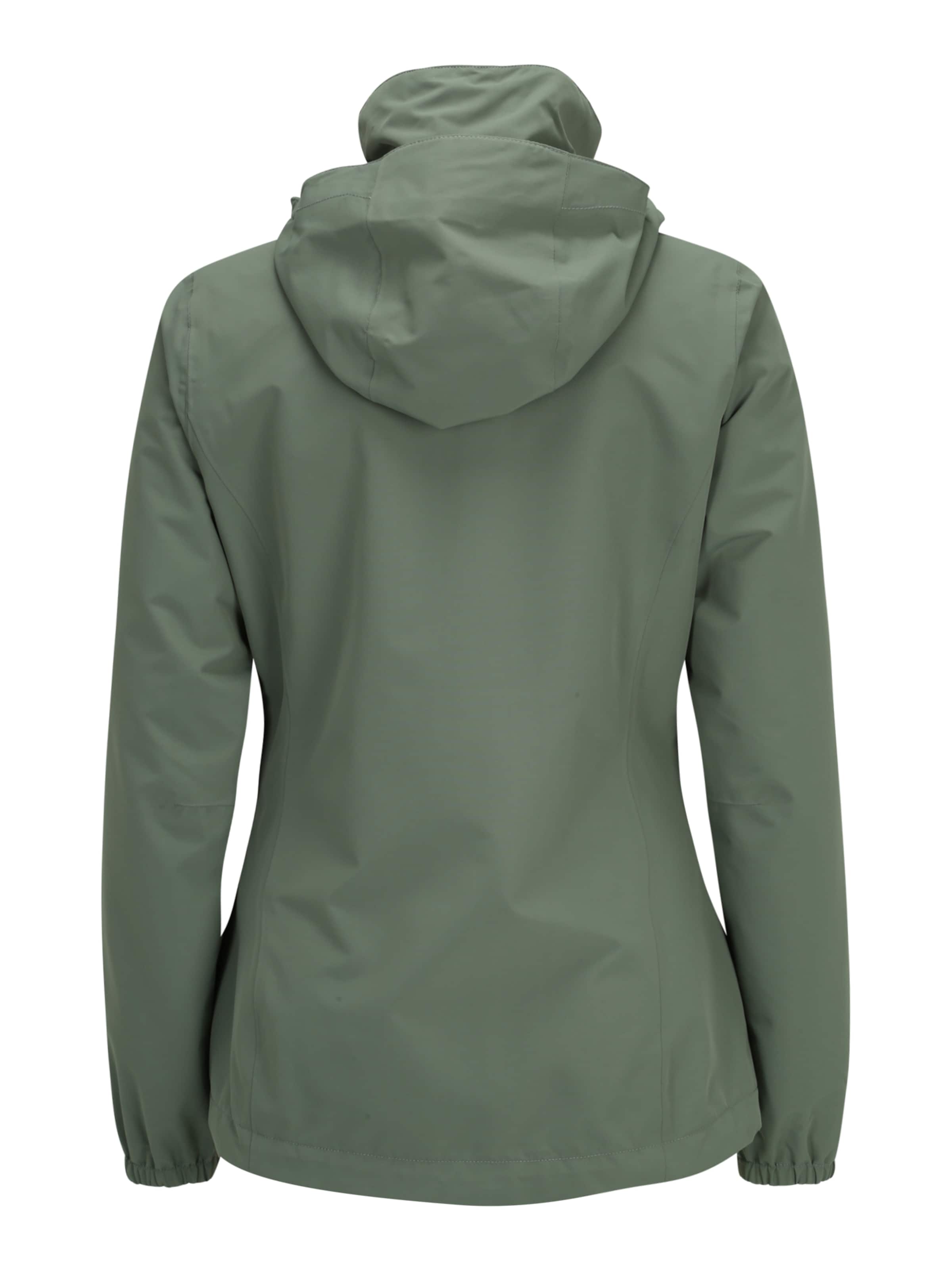 JACK WOLFSKIN Outdoor Jacket 'STORMY POINT' in Green