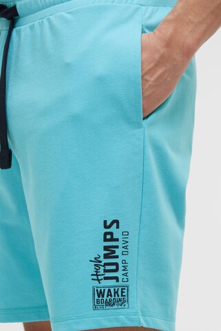 CAMP DAVID Regular Pants in Blue