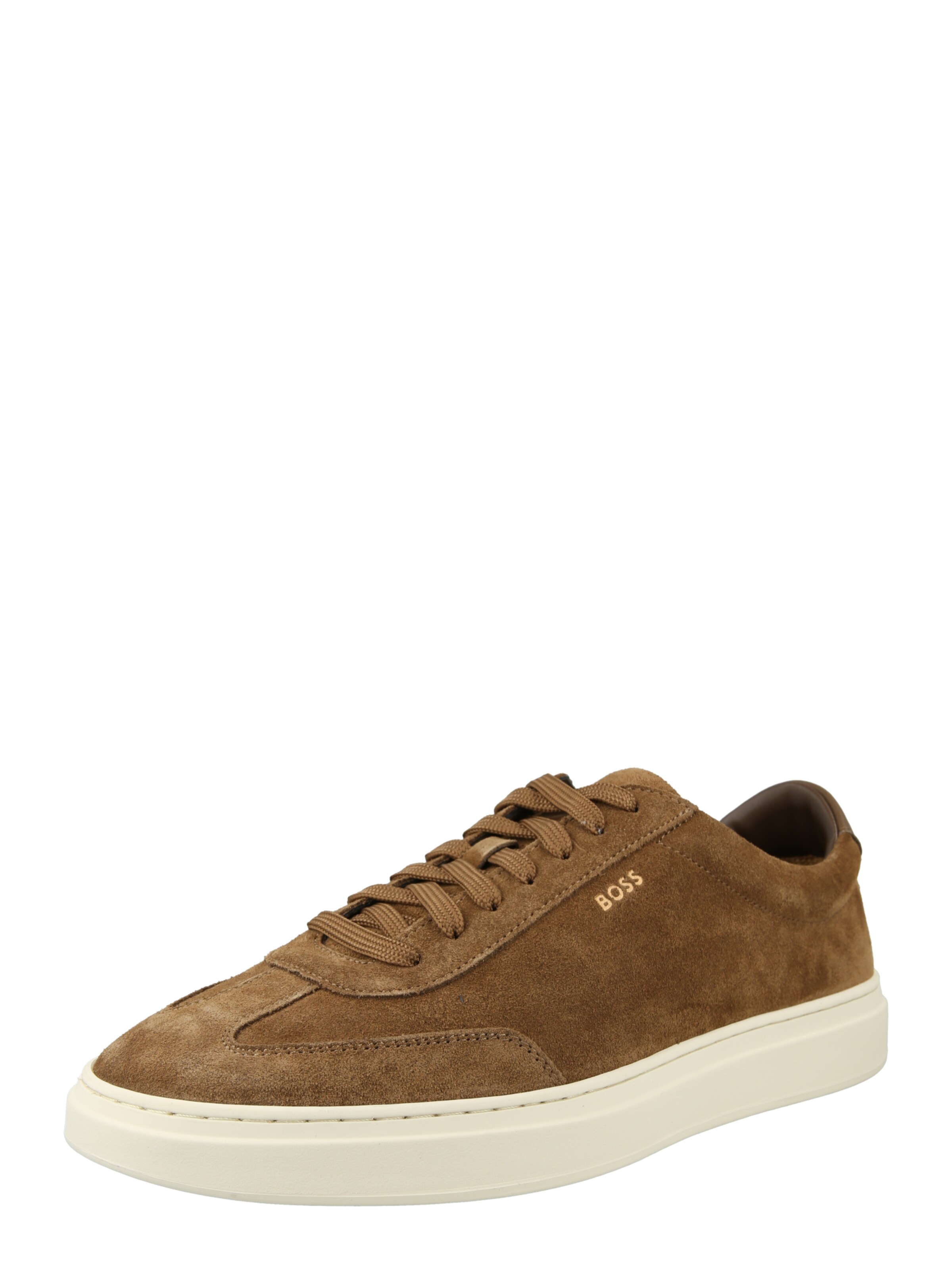 BOSS Baskets basses 'Kieran' en beige foncé, Vue avec produit