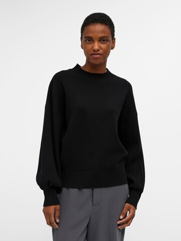 OBJECT Pullover 'REYNARD' in Schwarz: Vorderseite