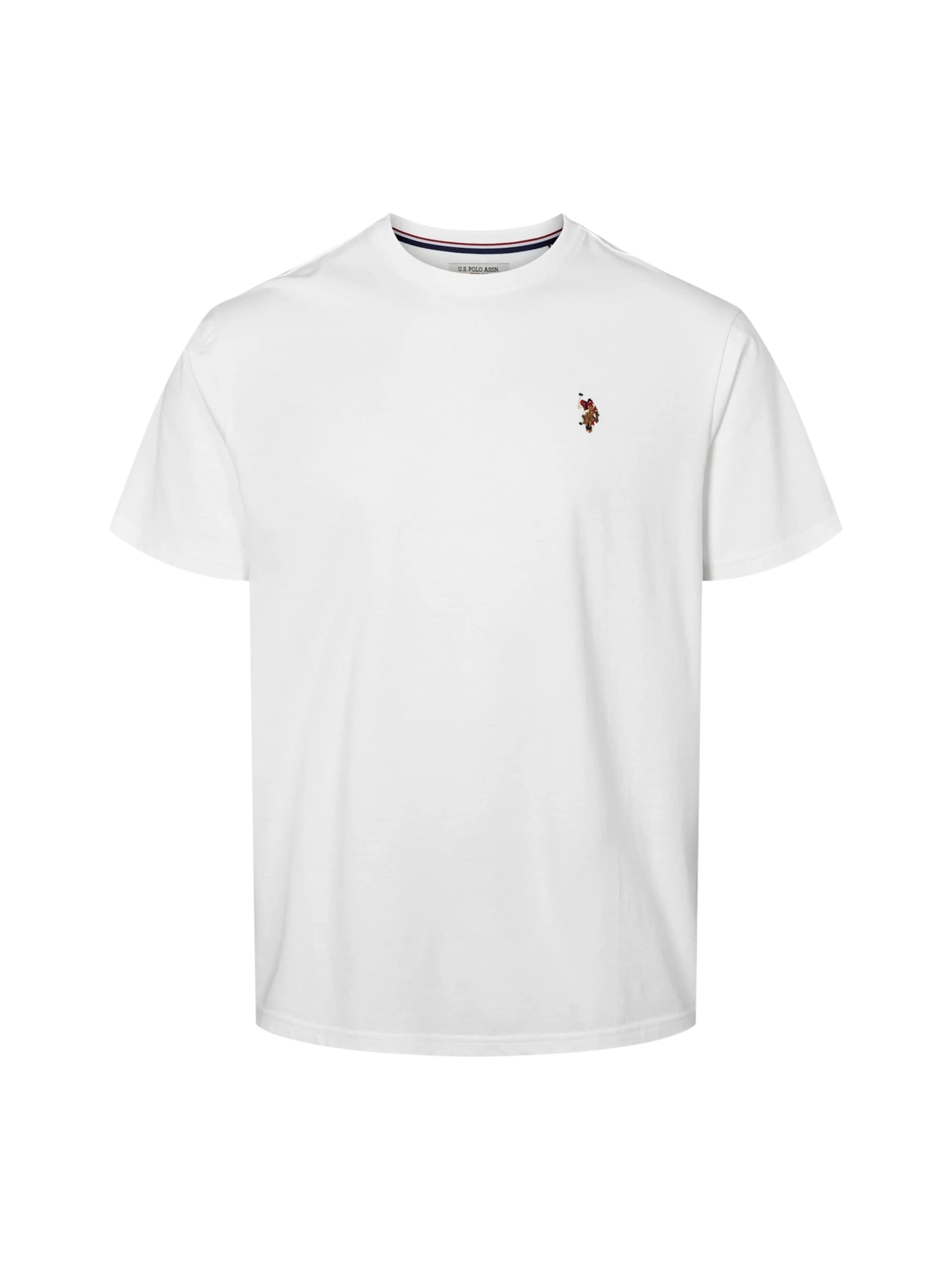 U.S. POLO ASSN. T-Shirt 'Nord' in Weiß: Vorderseite