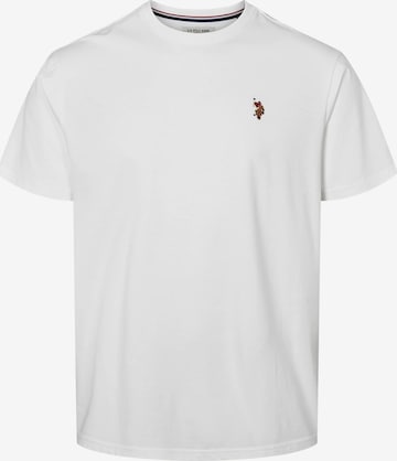 U.S. POLO ASSN. T-Shirt 'Nord' in Weiß: Vorderseite