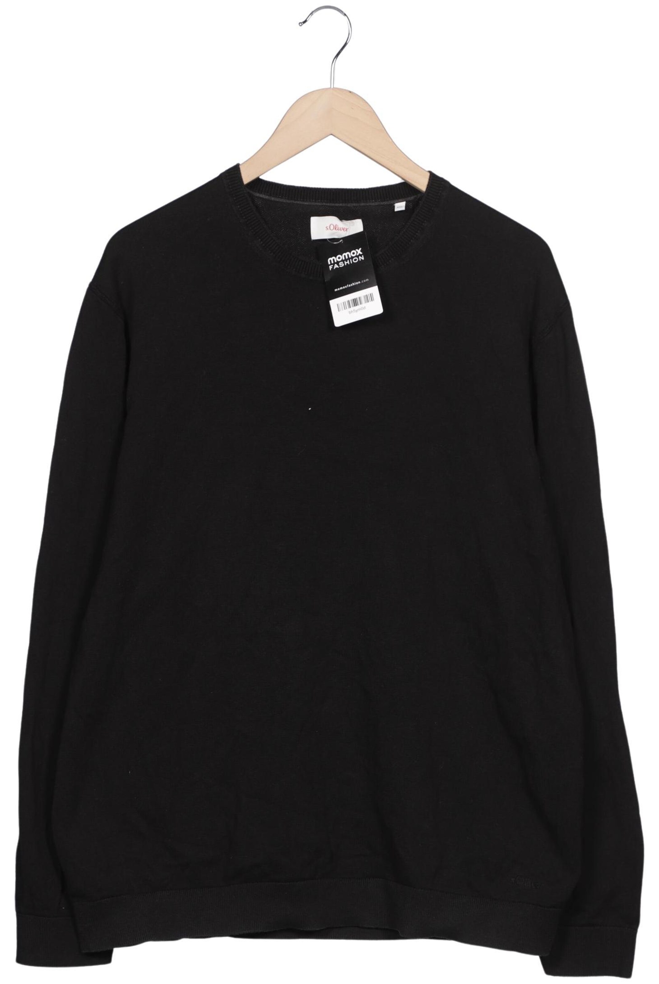 s.Oliver Pullover XXL in Schwarz: Vorderseite