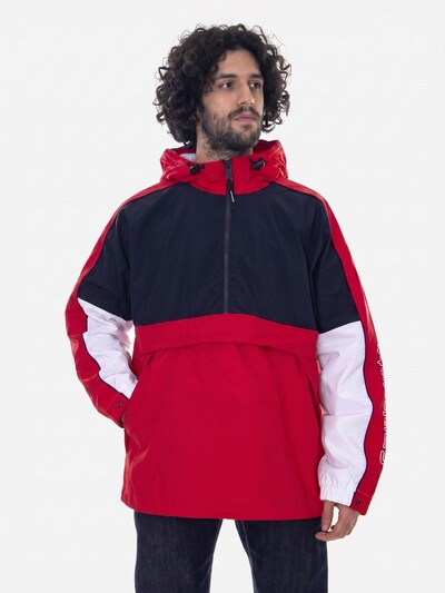 Carhartt WIP Übergangsjacke 'Terrace' in XS in marine / rot / weiß, Produktansicht