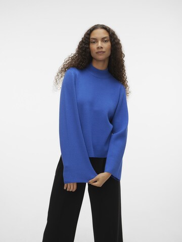 VERO MODA Trui 'SABA' in Blauw: voorkant