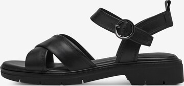 TAMARIS Sandal i svart