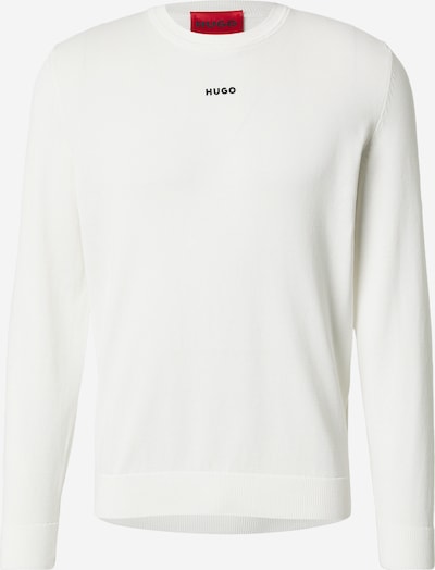 HUGO Pullover 'San Cassius-C2' em marfim / preto, Vista do artigo
