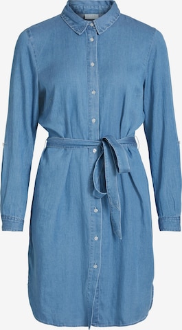 VILA Платье-рубашка 'Bista' в Синий: спереди