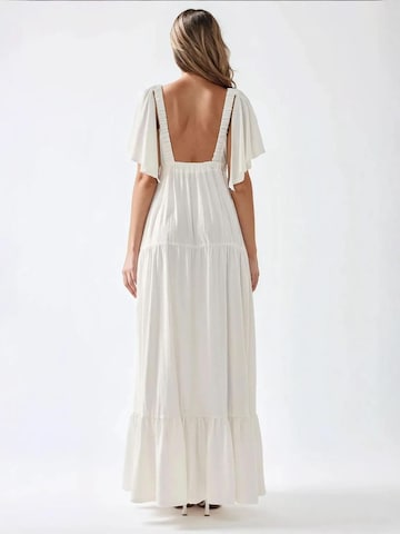 Hiccup Dress in White