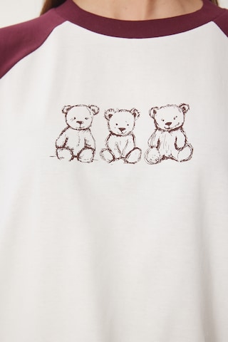 T-shirt Happiness İstanbul en rouge