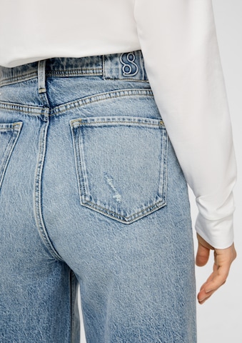 s.Oliver Wide Leg Jeans 'Suri' in Blau