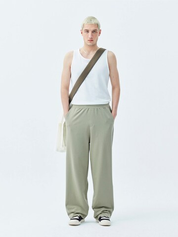 VAMOS CLO Wide leg Trousers 'Humble' in Green