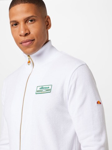 ELLESSE - Casaco em moletão em branco