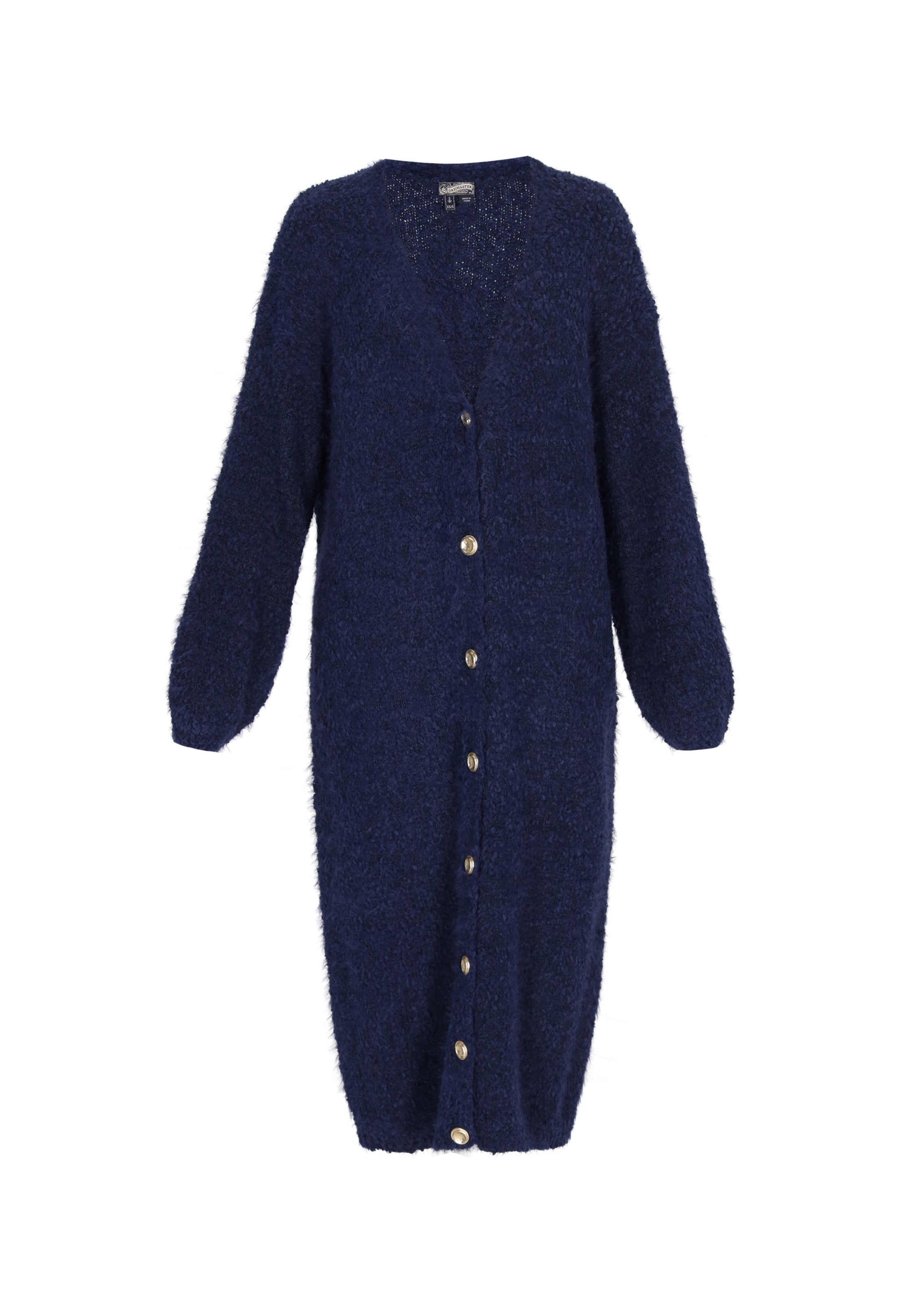 DreiMaster Vintage Strickjacke in Blau: Vorderseite