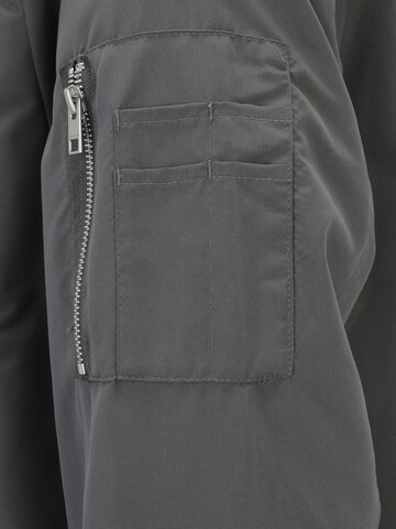 Jack & Jones Plus Between-season jacket 'JJERUSH' in Grey