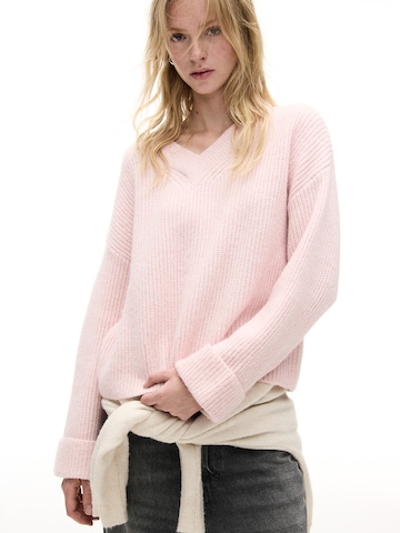 Pull&Bear Sweater in Pink: front