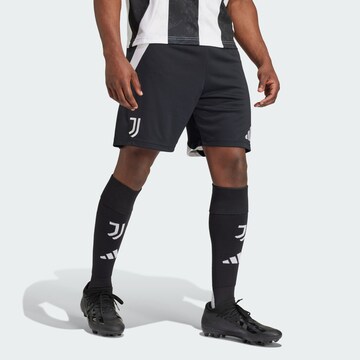 ADIDAS PERFORMANCE Regularen Športne hlače 'Juventus 24/25' | črna barva: sprednja stran
