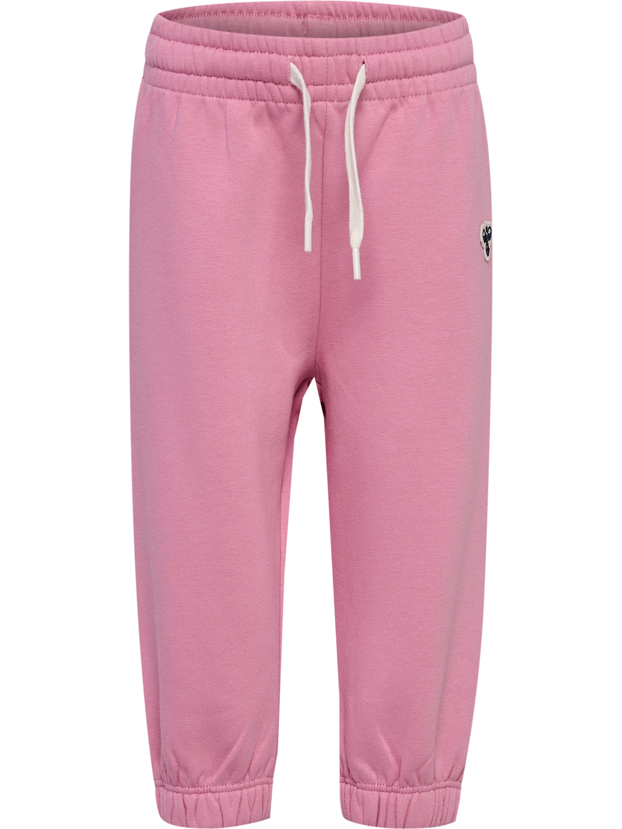 Hummel Tapered Trousers in Pink: front
