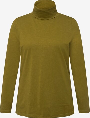 T-shirt Ulla Popken en vert : devant