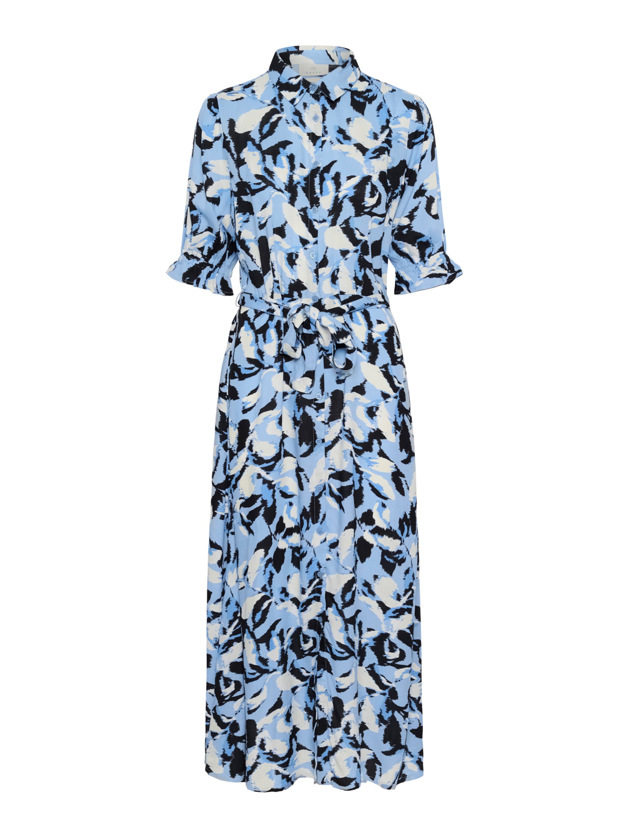 Kaffe Košilové šaty 'Mira' – modrá: přední strana