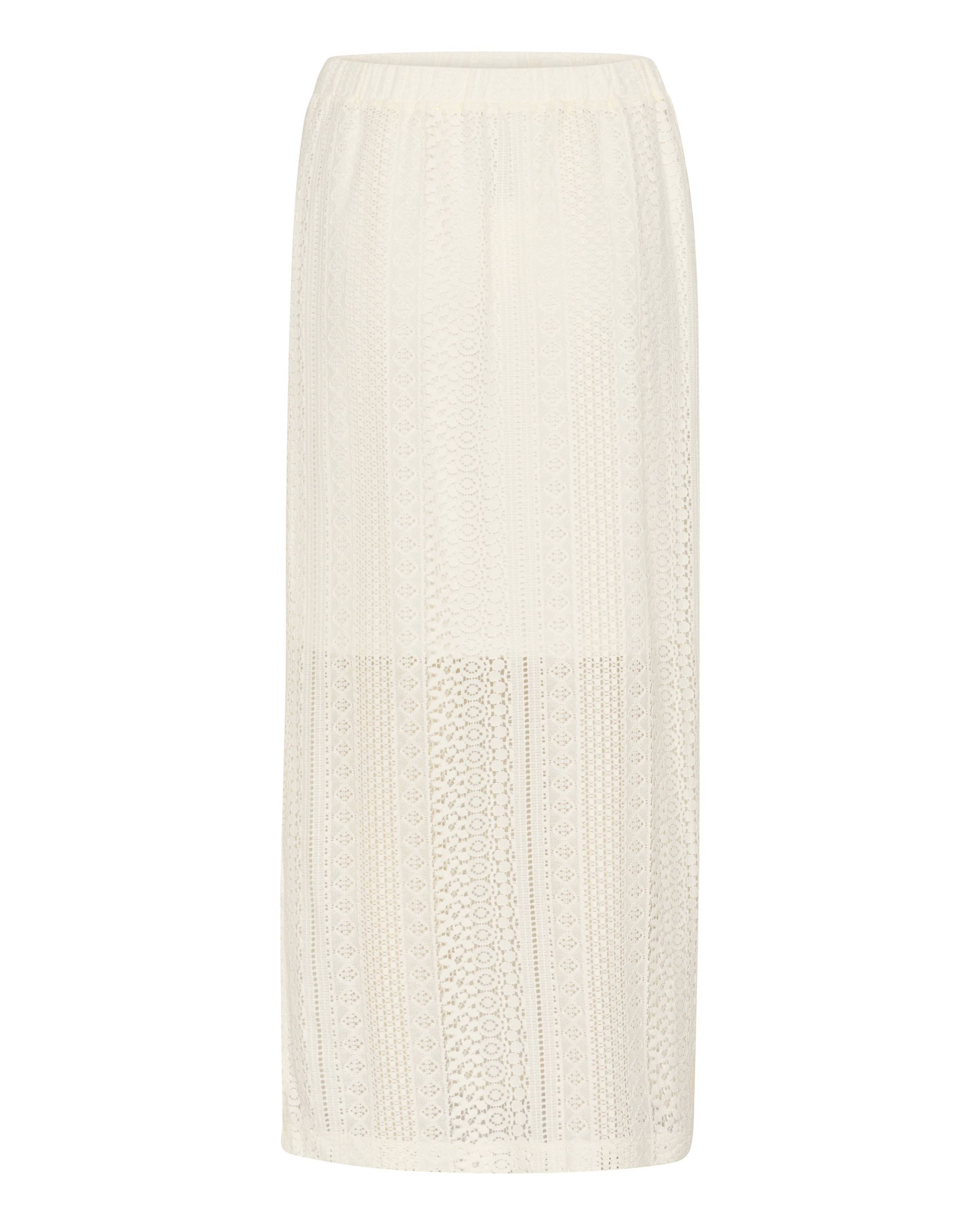 Cream Rok 'Rubby' in de kleur Wit, Productweergave