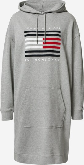 TOMMY HILFIGER Majica | nočno modra / pegasto siva / rdeča barva, Prikaz izdelka