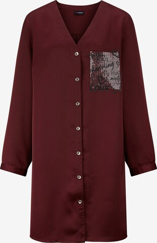 MIAMODA Blouse in Rood: voorkant