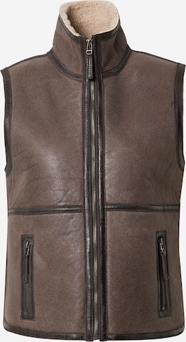 Gipsy Vest 'Otila' in Brown: front