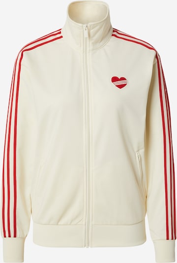ADIDAS ORIGINALS Prijelazna jakna 'FB TT' u boja pijeska / crvena, Pregled proizvoda