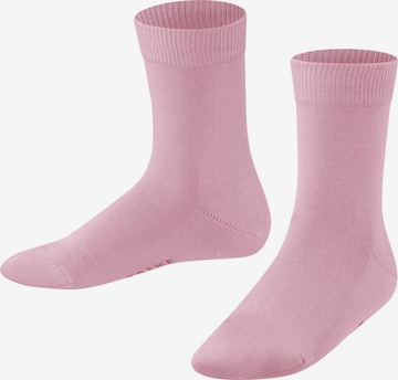 FALKE Socks 'Family' in Pink: front