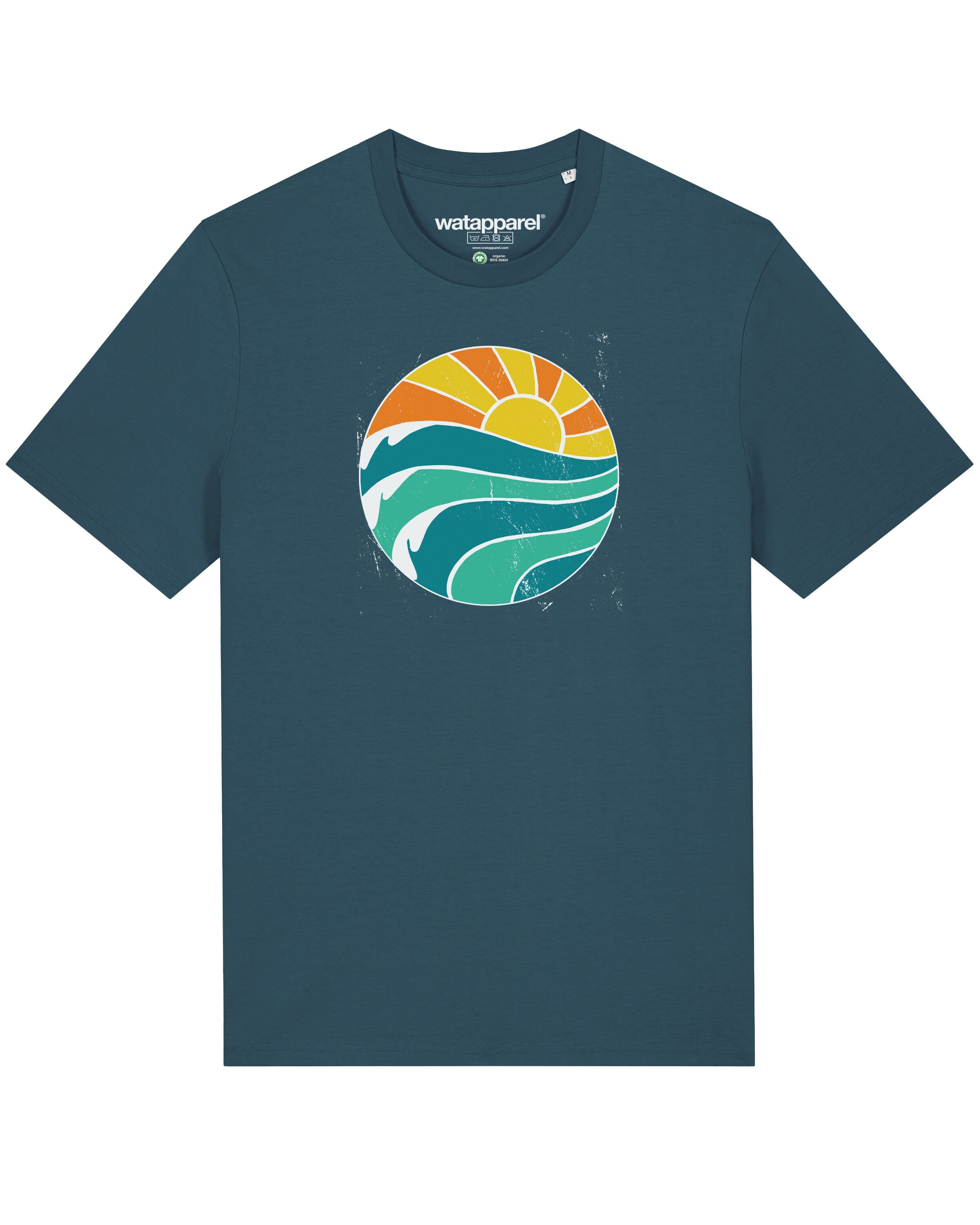 Maglietta ' Summer Sun ' di Watapparel in blu: frontale