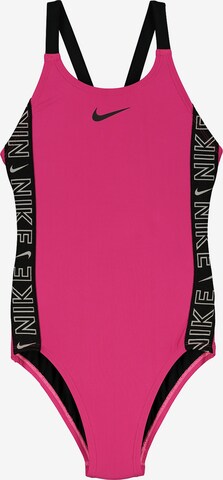 Nike Swim Badeanzug in Pink: predná strana