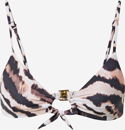Top per bikini 'ZANO NELBA' Banana Moon di colore marrone / cognac / nero / bianco, Visualizzazione prodotti