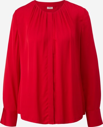 s.Oliver BLACK LABEL Bluse in Rot: predná strana