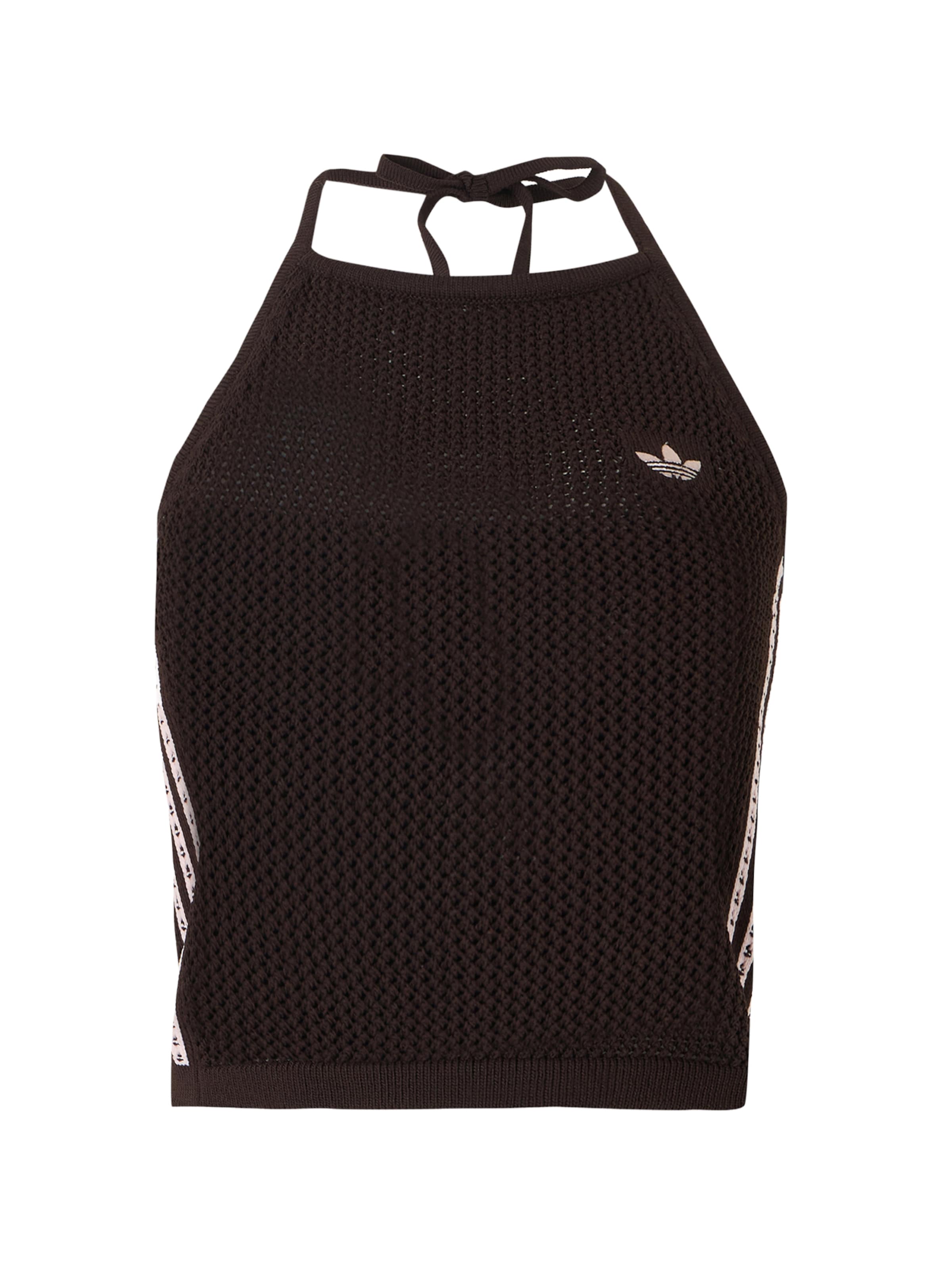 ADIDAS ORIGINALS Gebreide top in Bruin: voorkant