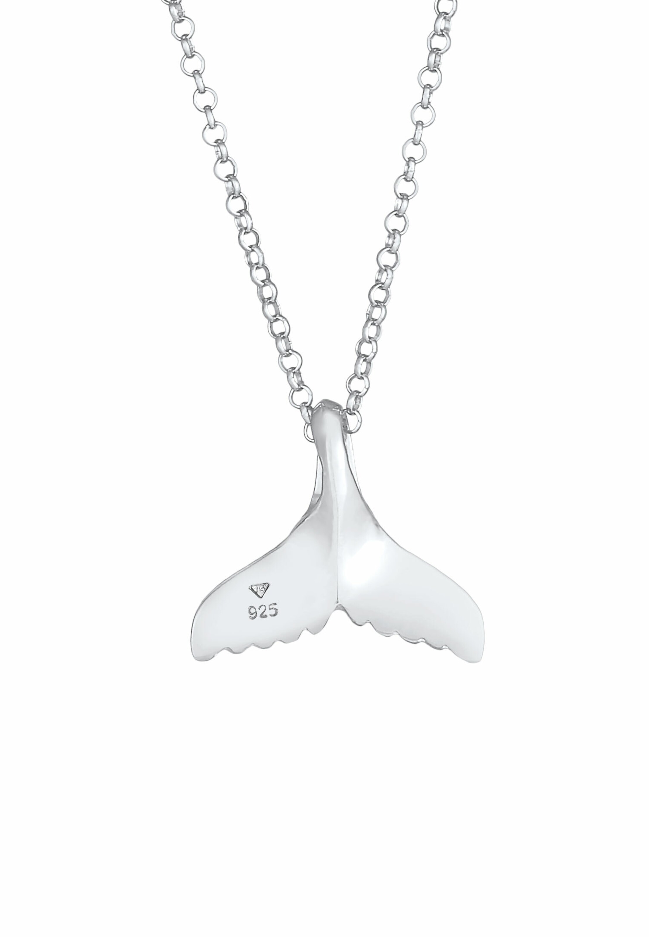 ELLI Necklace 'Fisch' in Silver