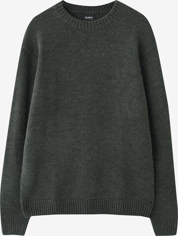 Pull&Bear Sweatshirt in Grün: predná strana