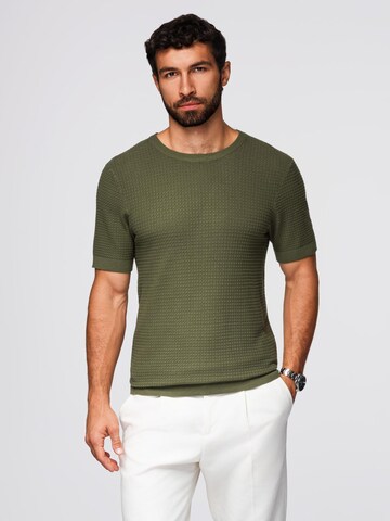 Ombre Shirt in Groen: voorkant