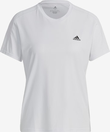 balta ADIDAS PERFORMANCE Sportiniai marškinėliai 'Run It': priekis