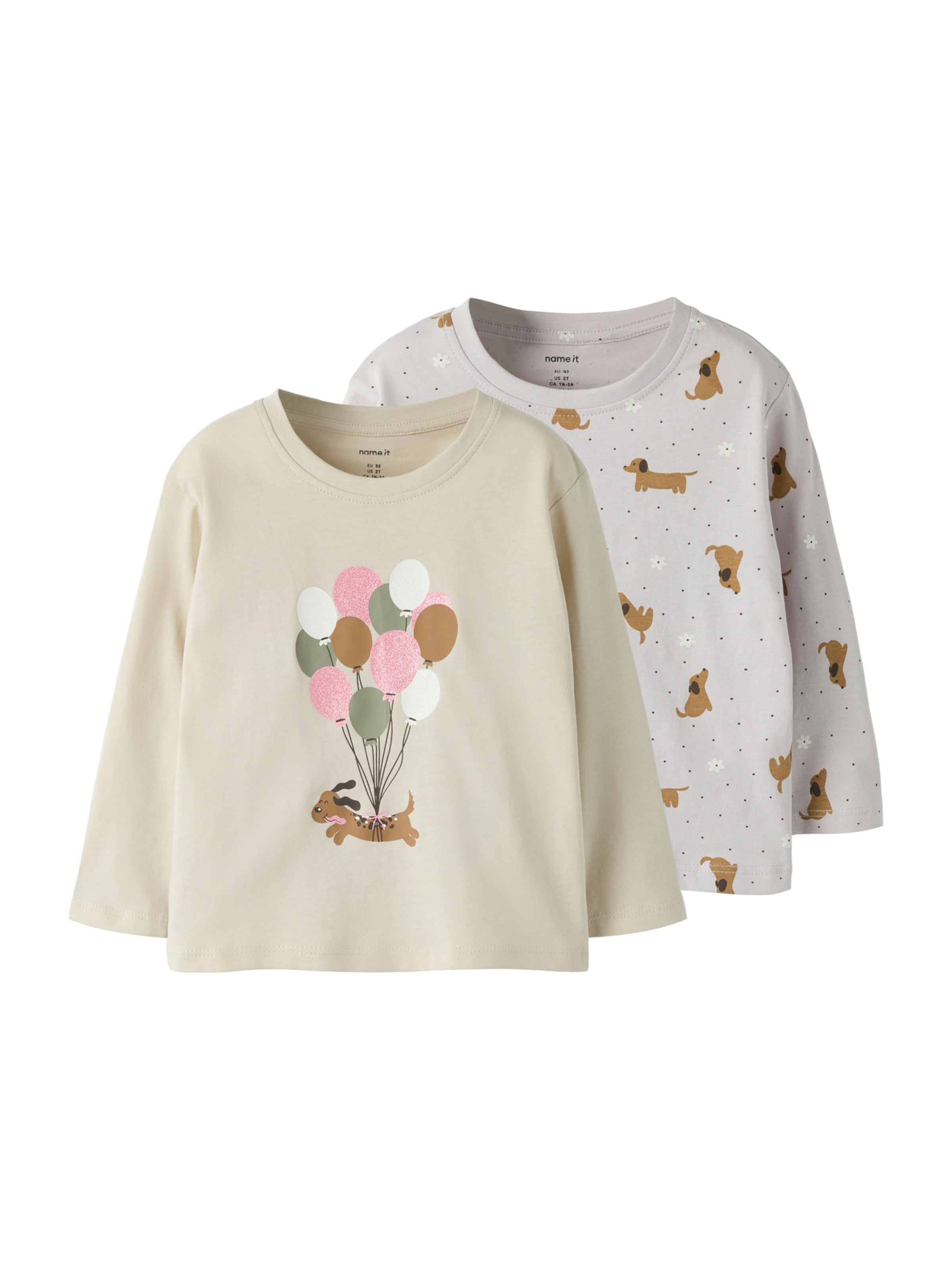 NAME IT Shirt 'NMFVelda' in Beige: front