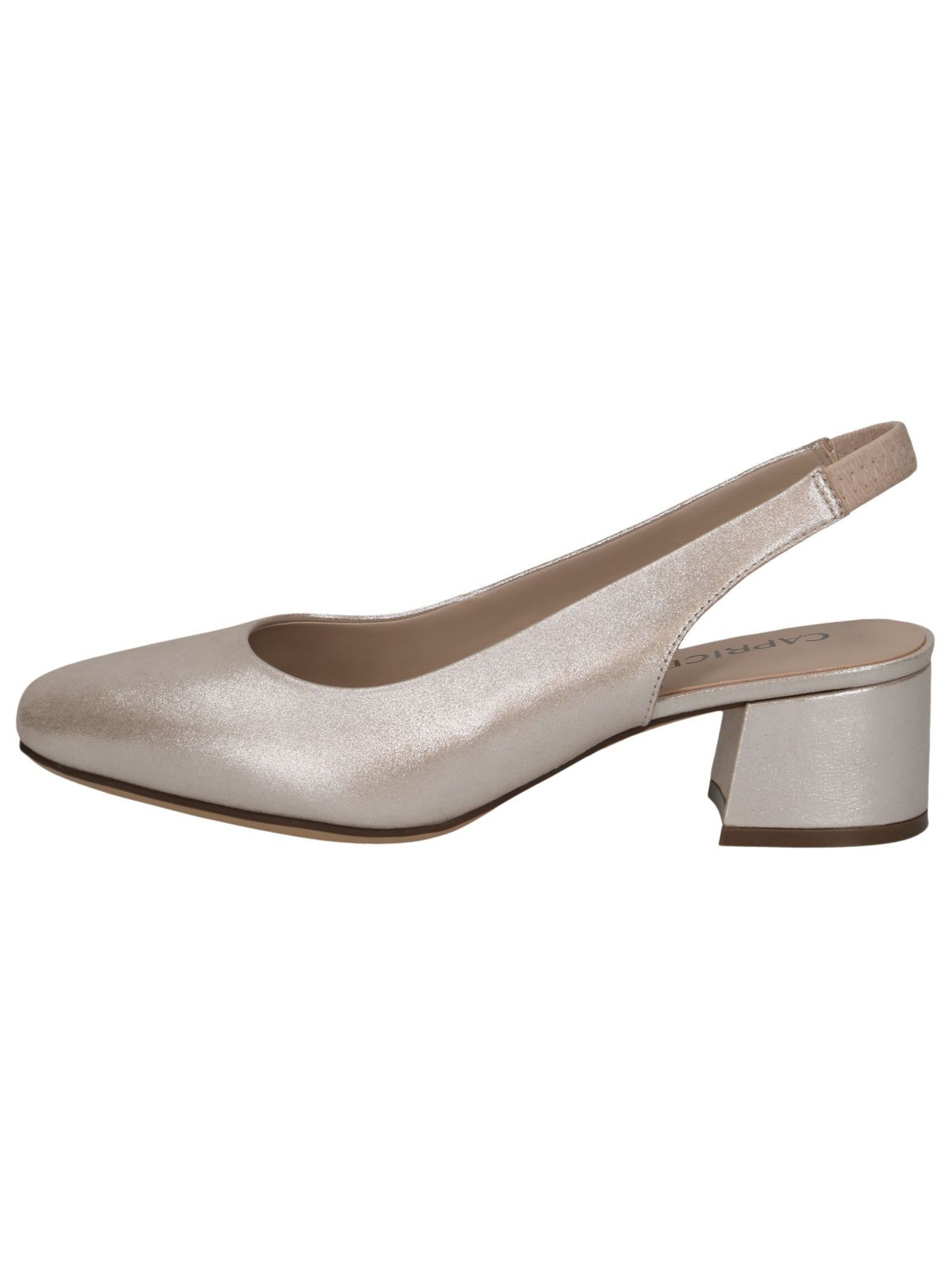 Escarpins à bride arrière CAPRICE en or