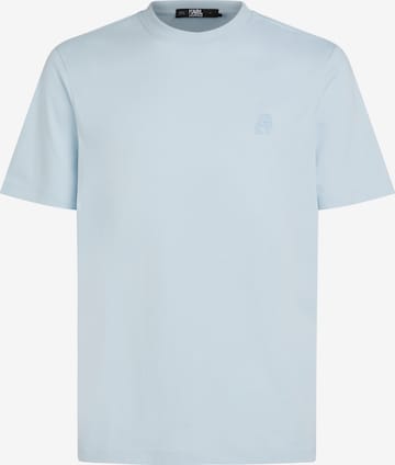 Karl Lagerfeld T-shirt ' Kameo' i blå: framsida
