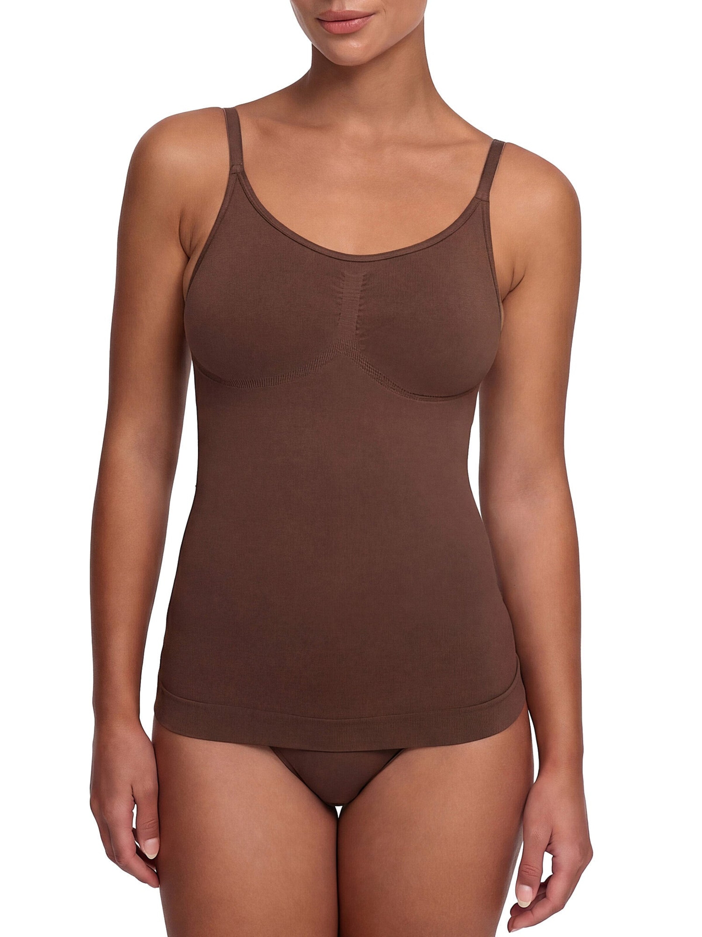 Haut modelant 'Shaping Cami' cfab (formerly creamy fabrics) en marron