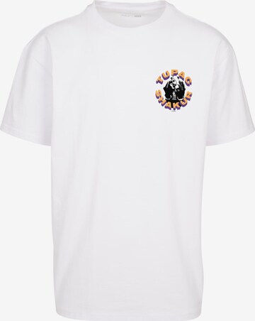 Mister Tee Shirt in White: front