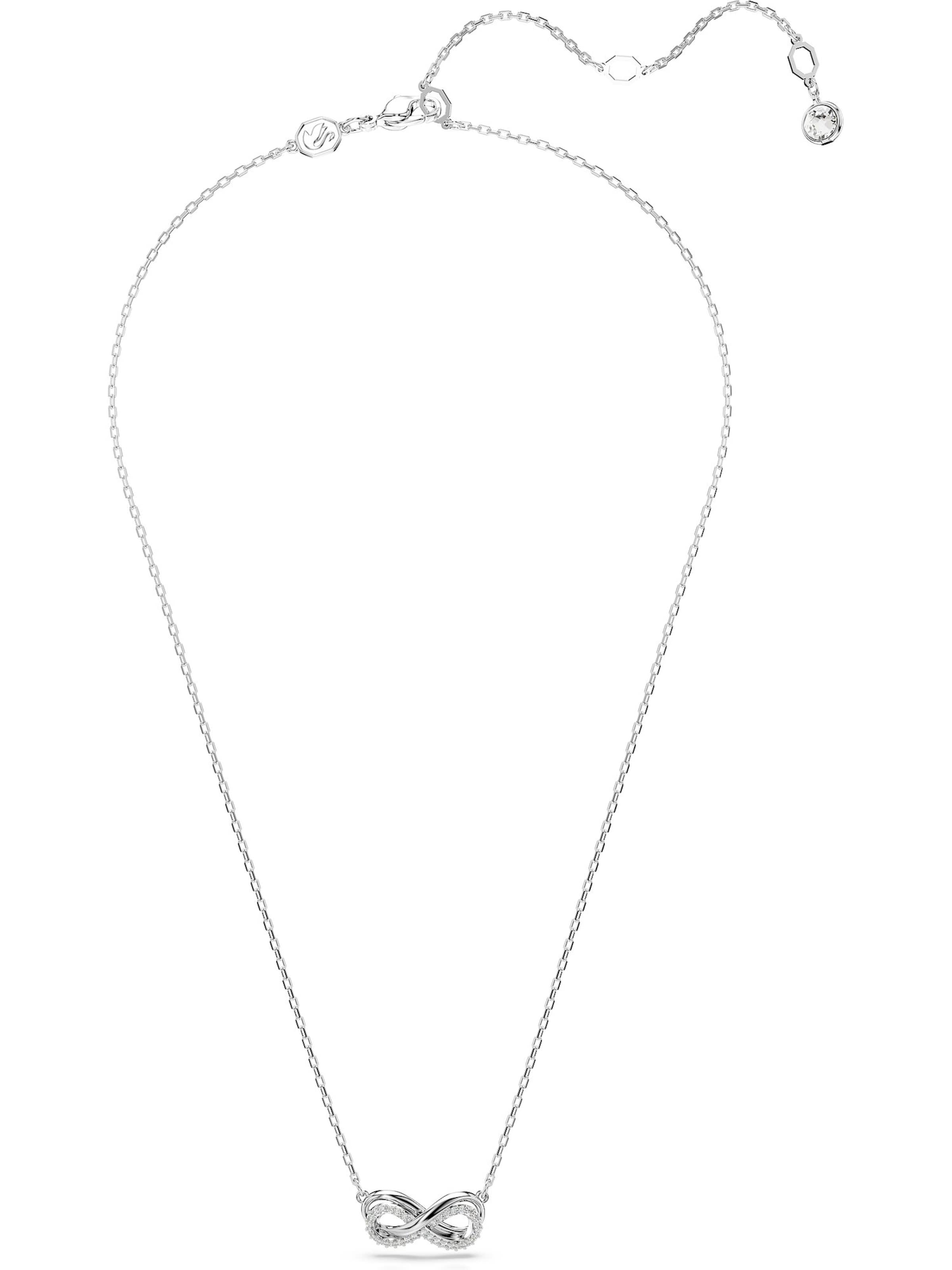 Swarovski Kette in Silber: Vorderseite